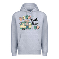 Heather Grey back that thing up Premium Hoodie - MaliasSmallBusiness