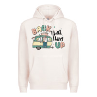 Pale Pink back that thing up Premium Hoodie - MaliasSmallBusiness