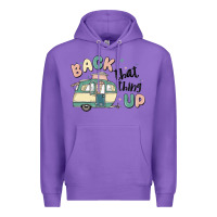 Purple back that thing up Premium Hoodie - MaliasSmallBusiness