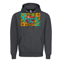 Smoke teacher life skinny metal can holder Zipper Hoodie - HRA Design Shop