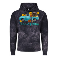 Cloud Black thanksgiving truck turkey Vintage Hoodie - AdoDesignShop