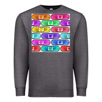 Charcoal Heather plaster seamless pattern Premium Sweatshirt - BundleAndBundleShop