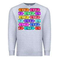 Heather Grey plaster seamless pattern Premium Sweatshirt - BundleAndBundleShop