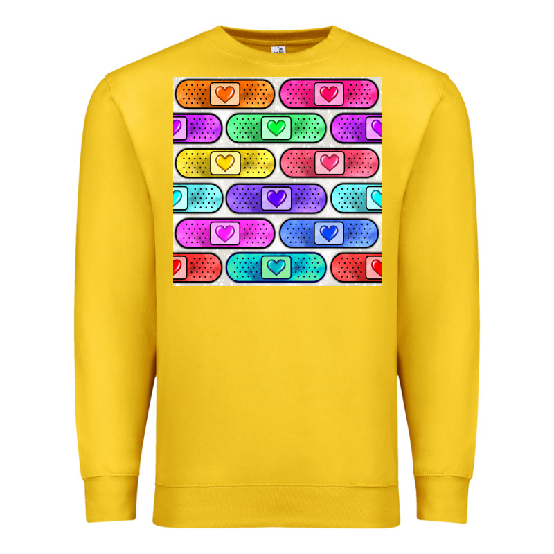 Plaster Seamless Pattern Premium Sweatshirt by BundleAndBundleShop | Teevron