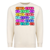 Sandshell plaster seamless pattern Premium Sweatshirt - BundleAndBundleShop