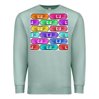Seafoam plaster seamless pattern Premium Sweatshirt - BundleAndBundleShop