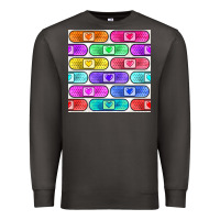 Smoke plaster seamless pattern Premium Sweatshirt - BundleAndBundleShop