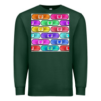Sports Green plaster seamless pattern Premium Sweatshirt - BundleAndBundleShop