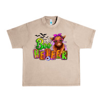 French Oak Boo Heifer baby Cow Urban Heavy Tee - RanaPortraitStore