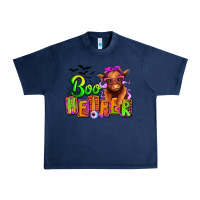 Navy Boo Heifer baby Cow Urban Heavy Tee - RanaPortraitStore