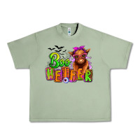 Oil Green Boo Heifer baby Cow Urban Heavy Tee - RanaPortraitStore
