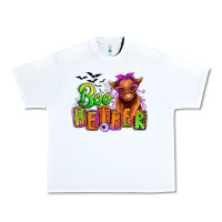 White Boo Heifer baby Cow Urban Heavy Tee - RanaPortraitStore