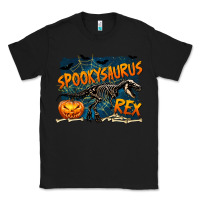 Black Spooky Saurus Rex Classic Tee - texasbilliewilder