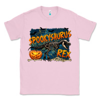 Bubblegum Pink Spooky Saurus Rex Classic Tee - texasbilliewilder