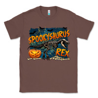 Chestnut Spooky Saurus Rex Classic Tee - texasbilliewilder