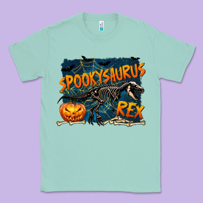 Spooky Saurus Rex Classic Tee Designed By Texasbilliewilder