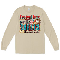 Mushroom i'm just here for the snacks #baseball brother Long Sleeve Tee - Zillion Design Studio