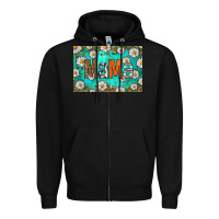 Black western daisy mama skinny metal can holder Zipper Hoodie - HRA Design Shop