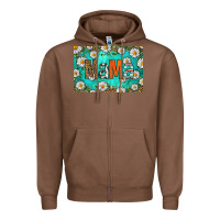 Chestnut western daisy mama skinny metal can holder Zipper Hoodie - HRA Design Shop