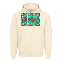 Sandshell western daisy mama skinny metal can holder Zipper Hoodie - HRA Design Shop