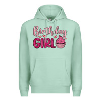 Seafoam birthday girl cupcake Premium Hoodie - MaliasSmallBusiness