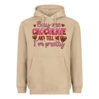 Mushroom buy me chocolate and tell me i'm pretty Heavyweight Hoodie - JahusDesignShop