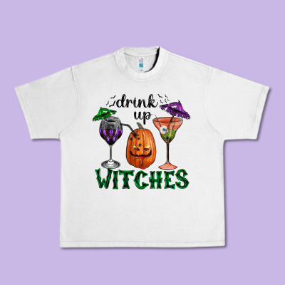 Drink Up Witches Halloween Urban Heavy Tee Designed By Ranaportraitstore