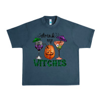 Midnight Navy Drink Up Witches Halloween Urban Heavy Tee - RanaPortraitStore