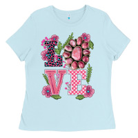 Baby Blue walentine's day love gemstones Ladies Tee - BarkalooDesign