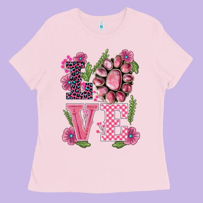 Walentine's Day Love Gemstones Ladies Tee Designed By Barkaloodesign