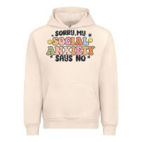 Sandshell sorry my social anxiety says no Urban Hoodie - MaliasSmallBusiness