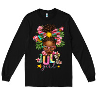 Black july girl afro woman summer Long Sleeve Tee - texasbilliewilder