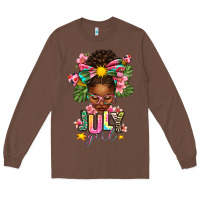 Chestnut july girl afro woman summer Long Sleeve Tee - texasbilliewilder