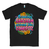 Black throwing sarcasm around like confetti Classic Tee - Zillion Design Studio