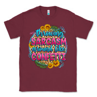 Burgundy throwing sarcasm around like confetti Classic Tee - Zillion Design Studio