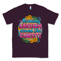 Plum throwing sarcasm around like confetti Classic Tee - Zillion Design Studio