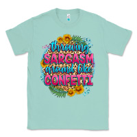Seafoam throwing sarcasm around like confetti Classic Tee - Zillion Design Studio