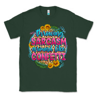 Sports Green throwing sarcasm around like confetti Classic Tee - Zillion Design Studio