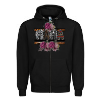 Black mama Zipper Hoodie - SublimationCraftShop