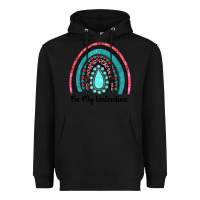 Black be my valentine gemstone rainbow Heavyweight Hoodie - JahusDesignShop