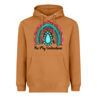 Meerkat be my valentine gemstone rainbow Heavyweight Hoodie - JahusDesignShop