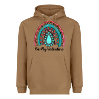 Toasted Coconut be my valentine gemstone rainbow Heavyweight Hoodie - JahusDesignShop
