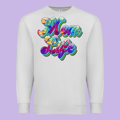 Mom Life Premium Sweatshirt Designed By Jahusdesignshop