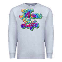 Heather Grey mom life Premium Sweatshirt - JahusDesignShop