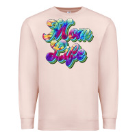 Pale Pink mom life Premium Sweatshirt - JahusDesignShop