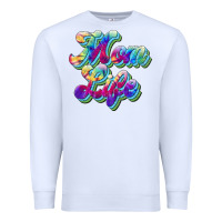 White mom life Premium Sweatshirt - JahusDesignShop
