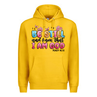 Lemon be still and know that i am god psalm 46 10 Premium Hoodie - MaliasSmallBusiness