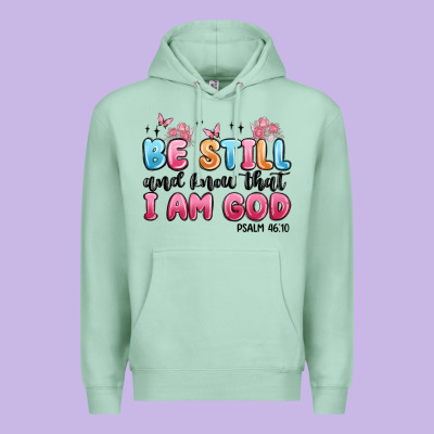 Be Still And Know That I Am God Psalm 46 10 Premium Hoodie Designed By Maliassmallbusiness