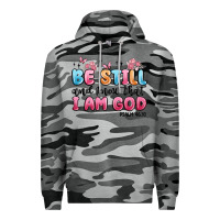 Slate Camo be still and know that i am god psalm 46 10 Premium Hoodie - MaliasSmallBusiness