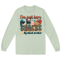 Matcha i'm just here for the snacks #american football br Long Sleeve Tee - Zillion Design Studio